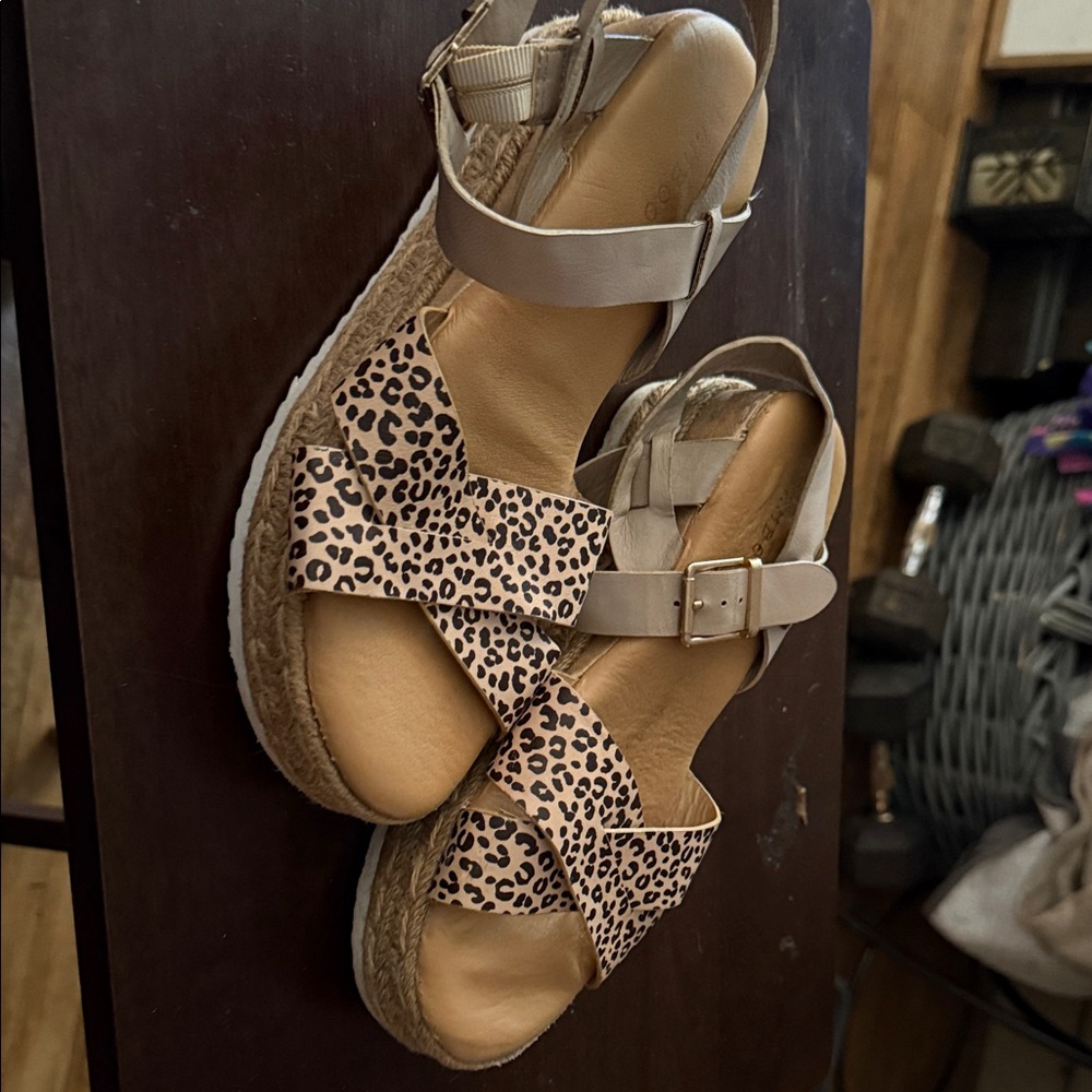 Leopard Print Women's Sandals